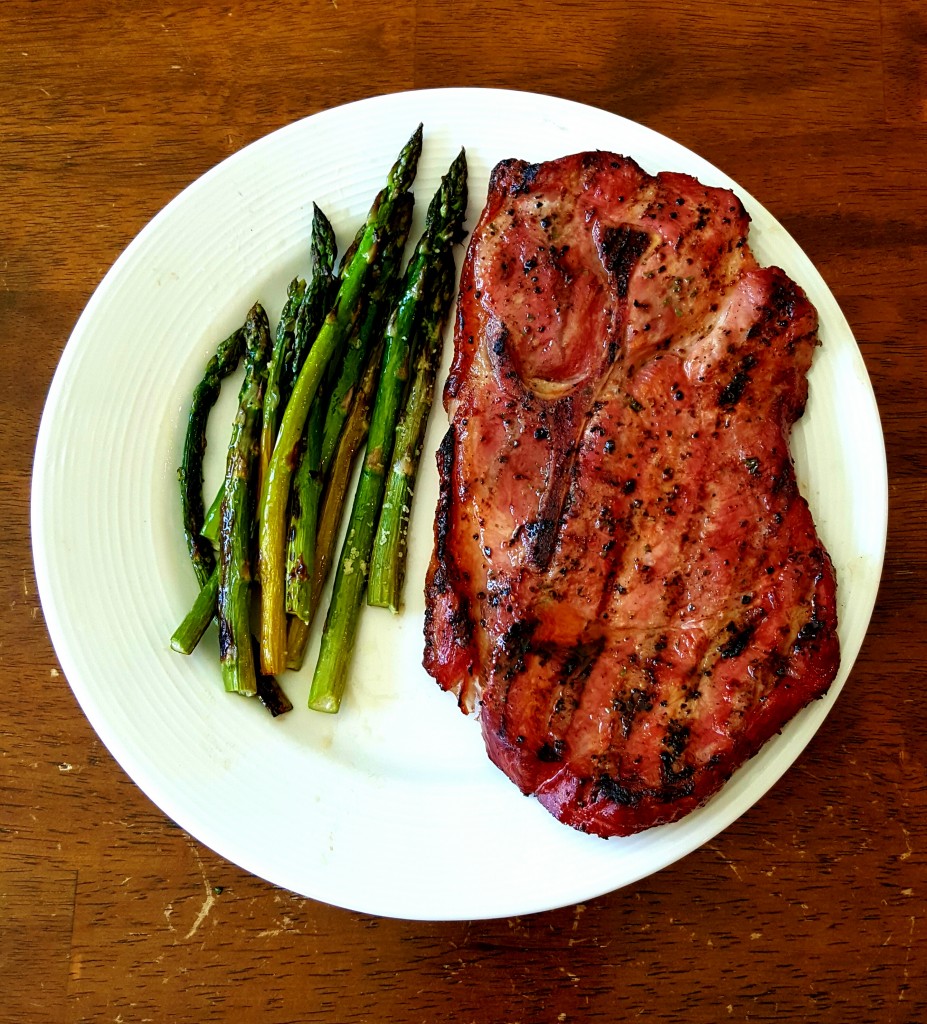 Pork steak. It's what's for dinner.