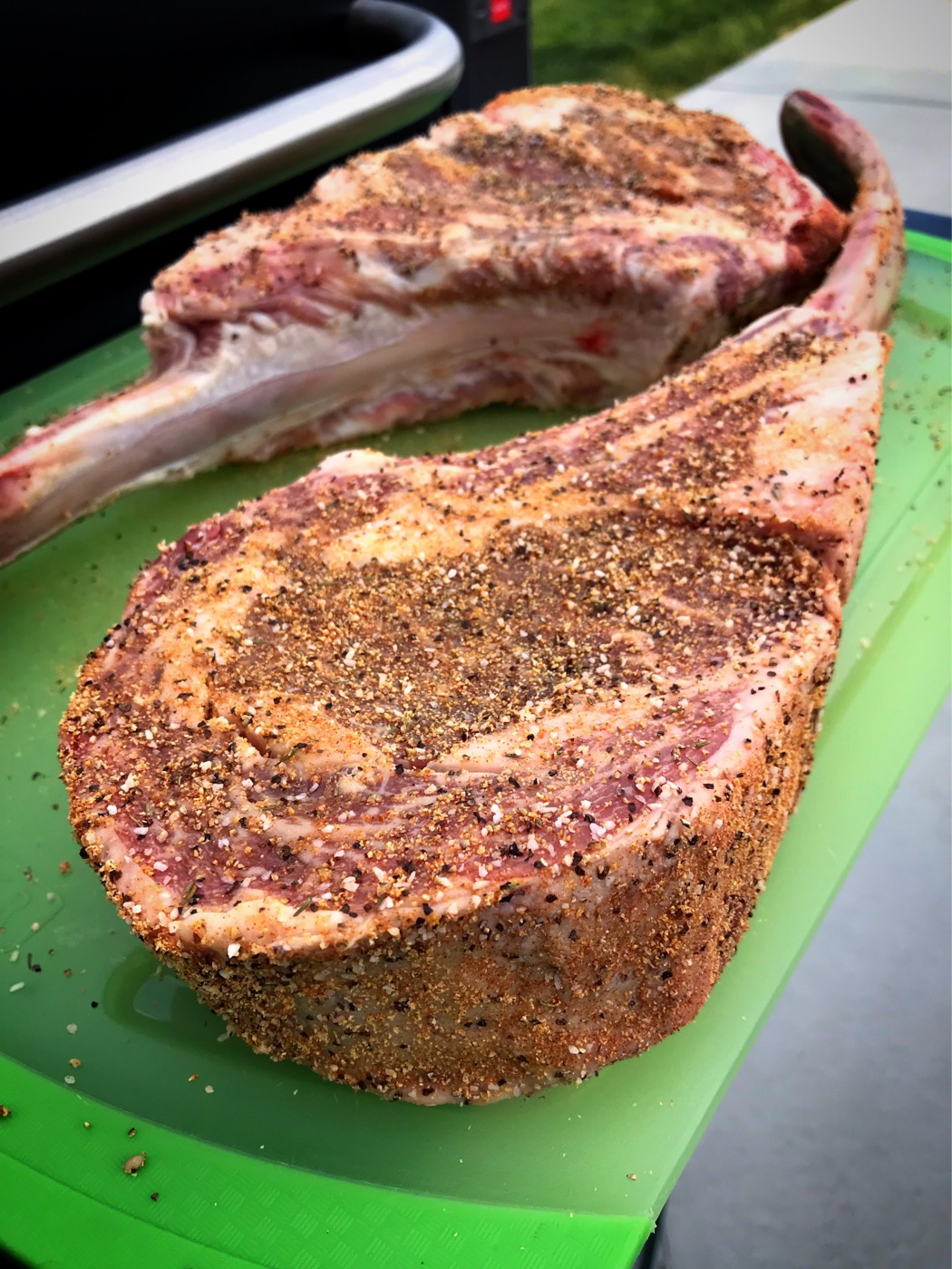 Smoked tomahawk steak - pastorstrong