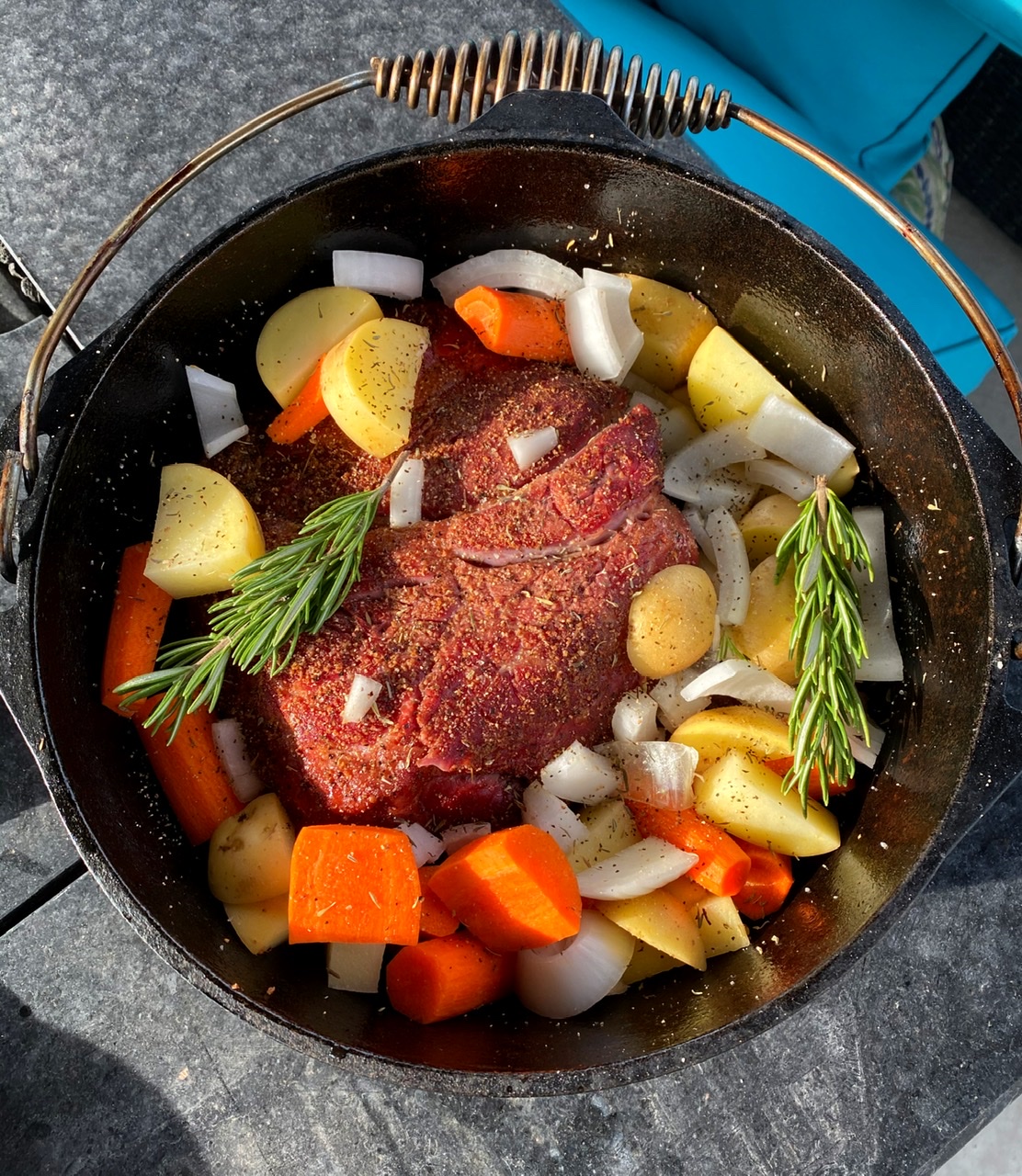 Smoked Pot Roast in Dutch Oven Learning To Smoke