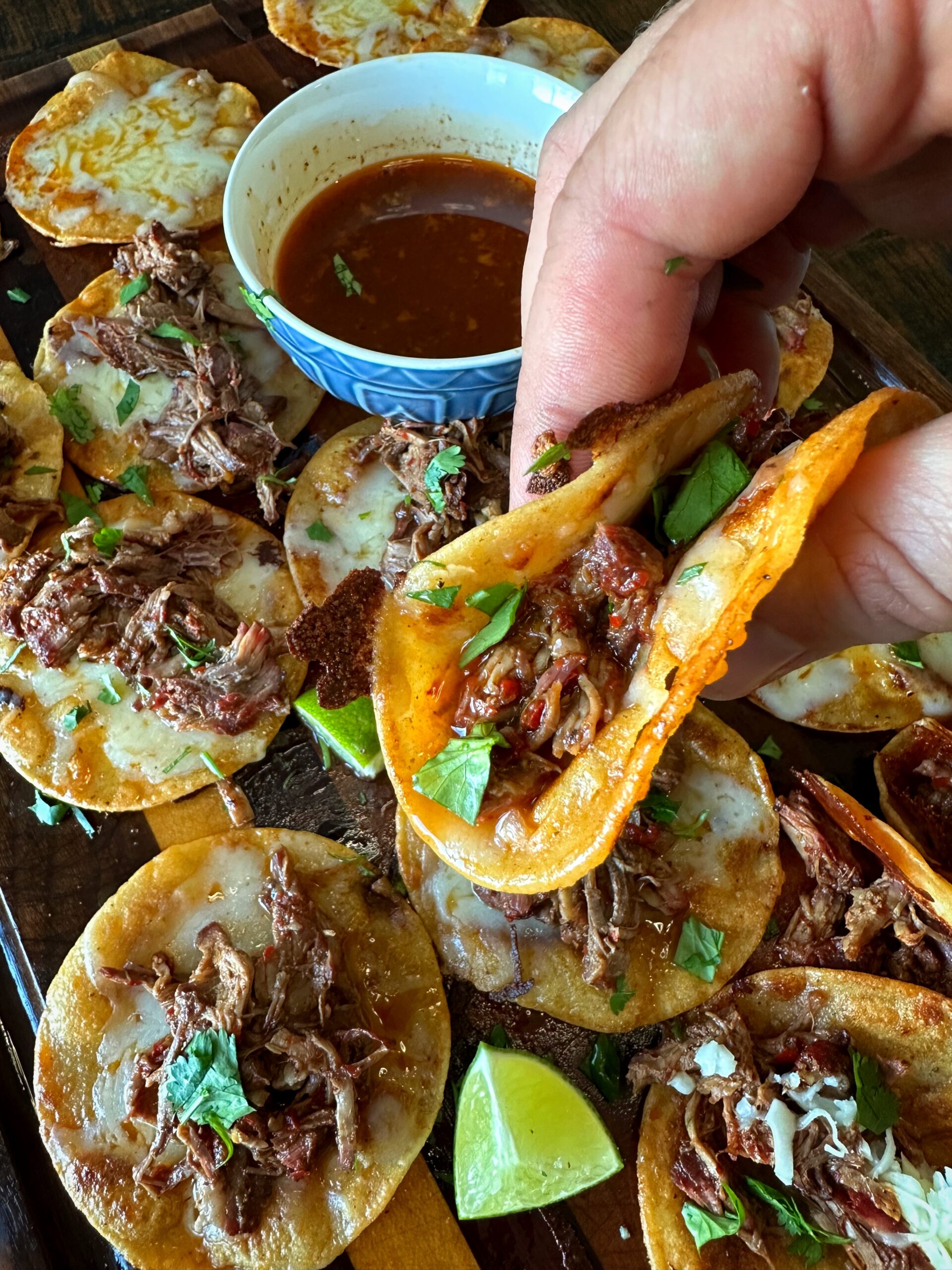 Smoked Beef Birria Tacos