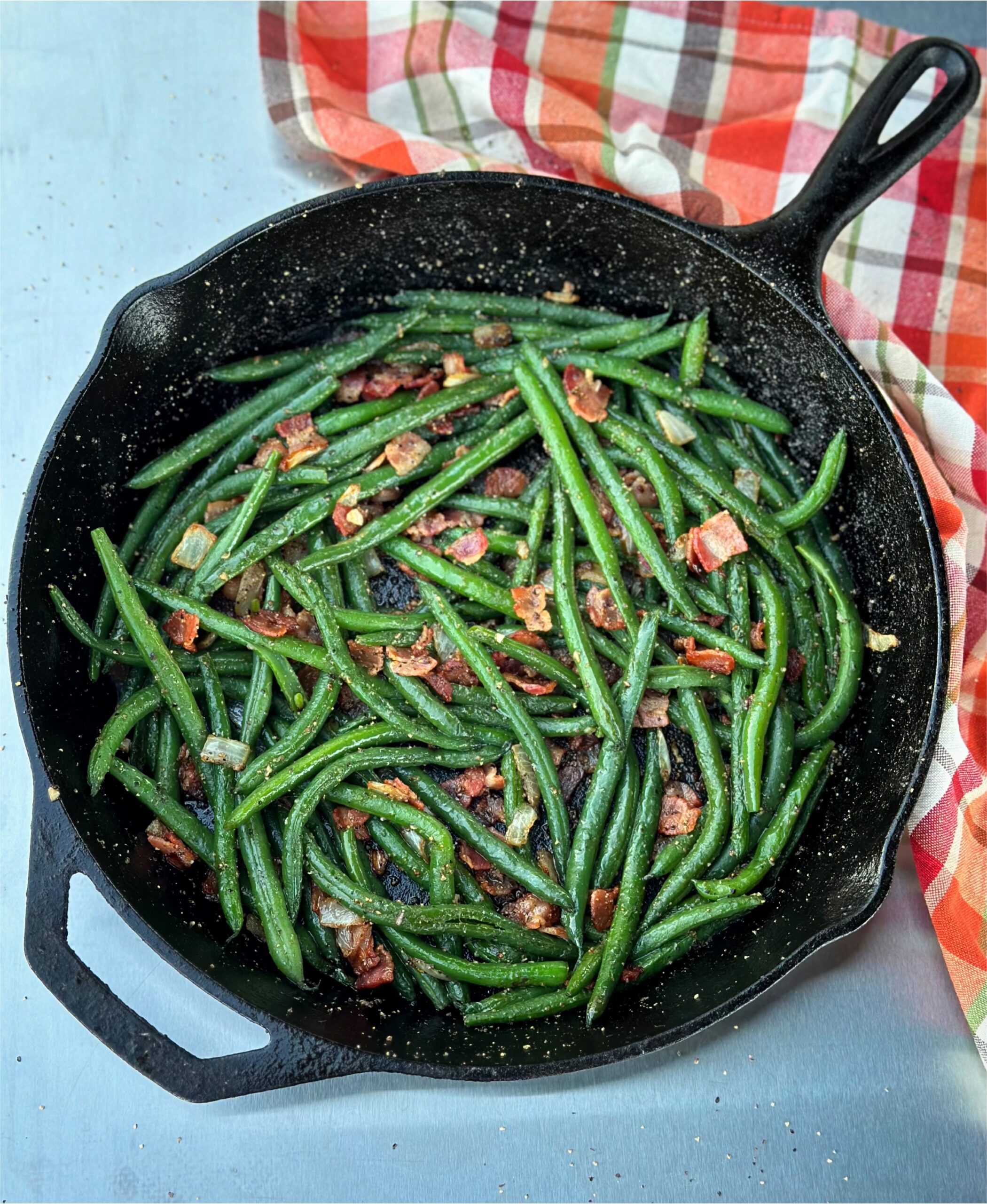 Green Beans with Bacon and Onions | Learning To Smoke