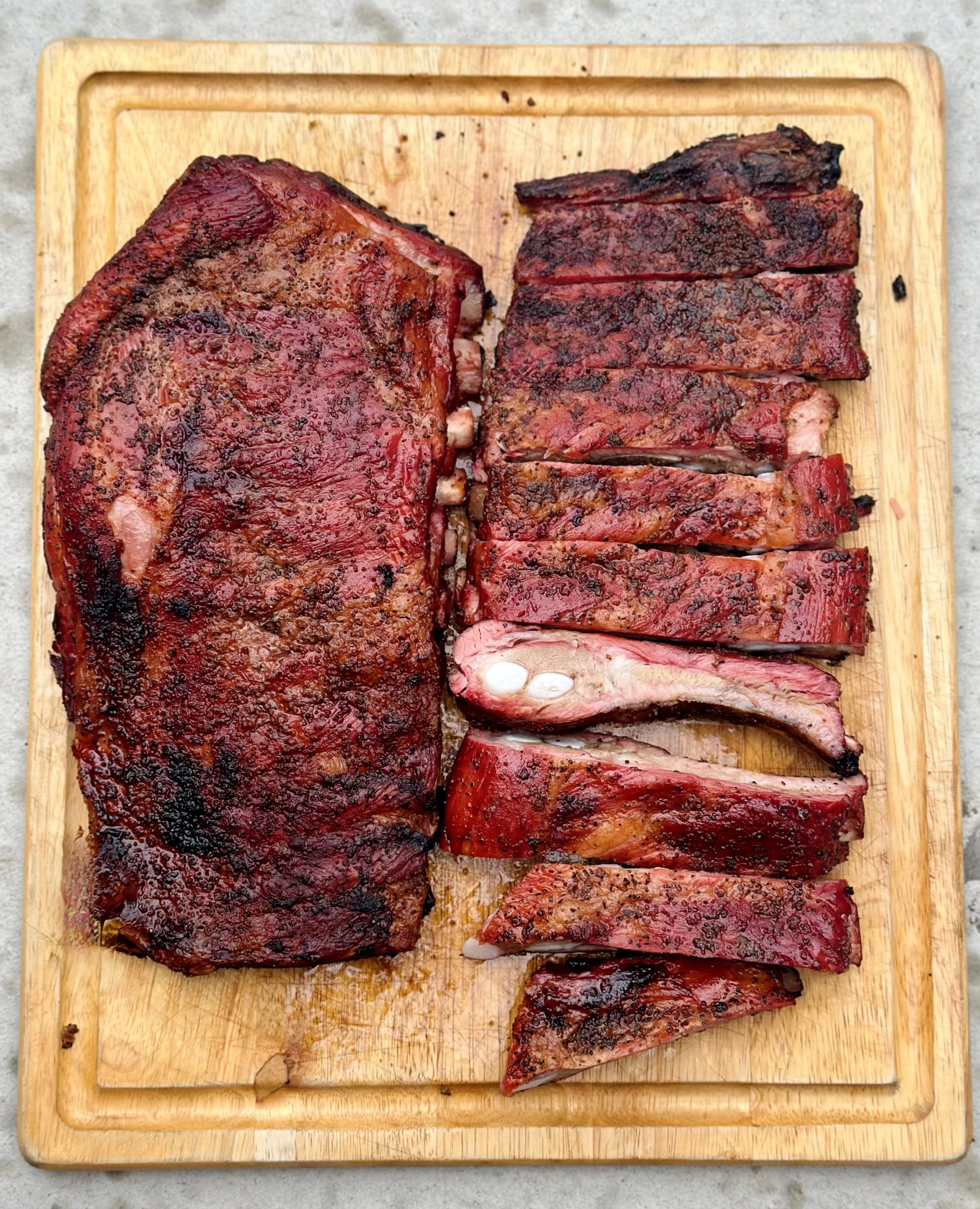 Smoked Spare Ribs (Texas Style)-image